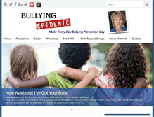 Tablet Screenshot of bullyingepidemic.com
